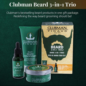 Clubman Pinaud USA-made cruelty-free label signals trusted grooming standards.