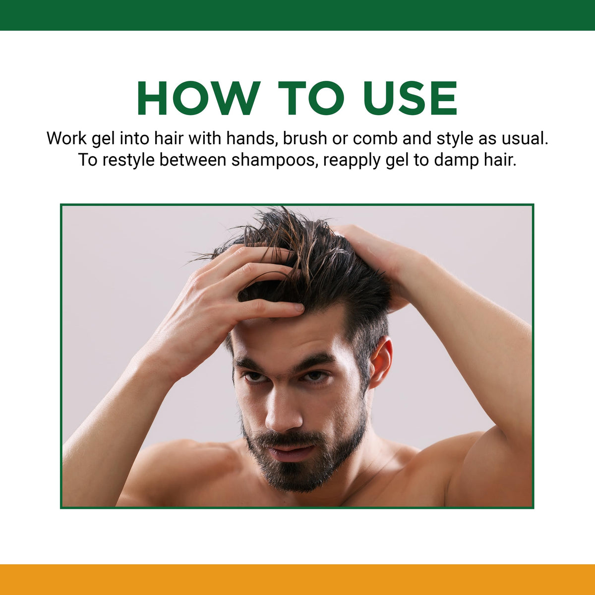 Gym-to-office routine supported by reliable hold from Clubman Pinaud styling gel.