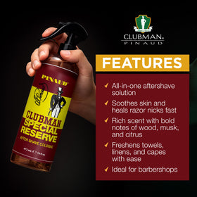 Clubman Special Reserve label closeup highlights heritage branding and premium craftsmanship