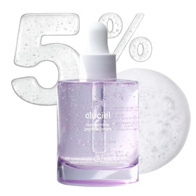 Cluciel Niacinamide Peptide Serum packaging with clean design for vegan care