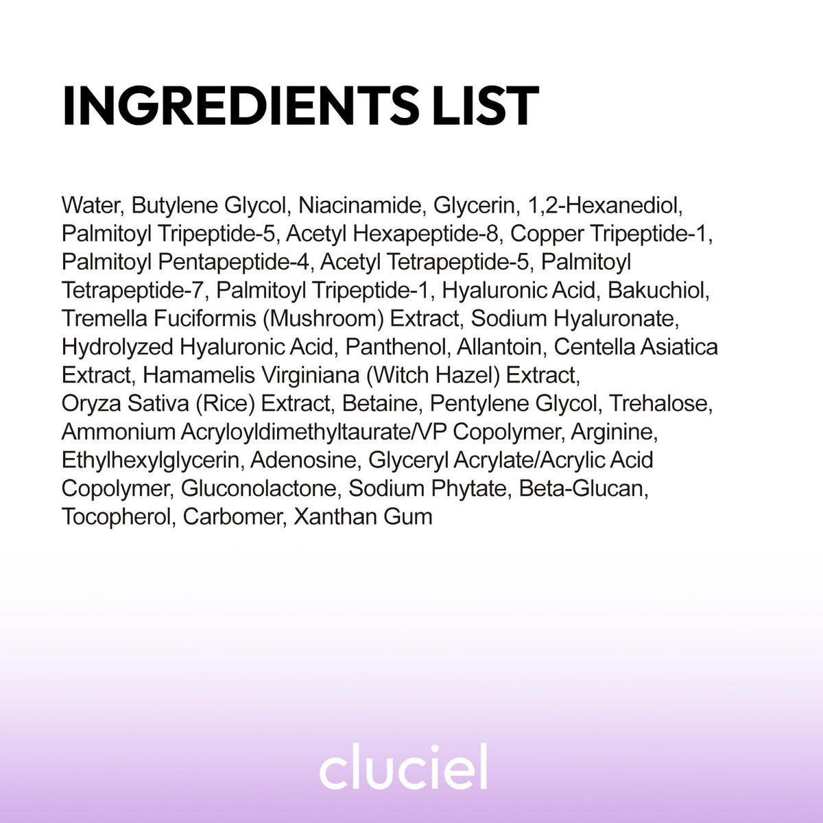 Cluciel Niacinamide Serum close-up showing improved pore appearance