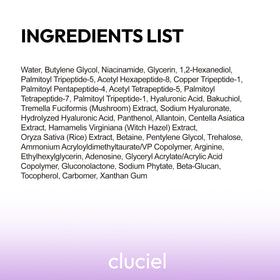Cluciel Niacinamide Serum close-up showing improved pore appearance