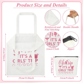 Clysee Girls Trip Bag Set makeup pouch showcasing compact storage options