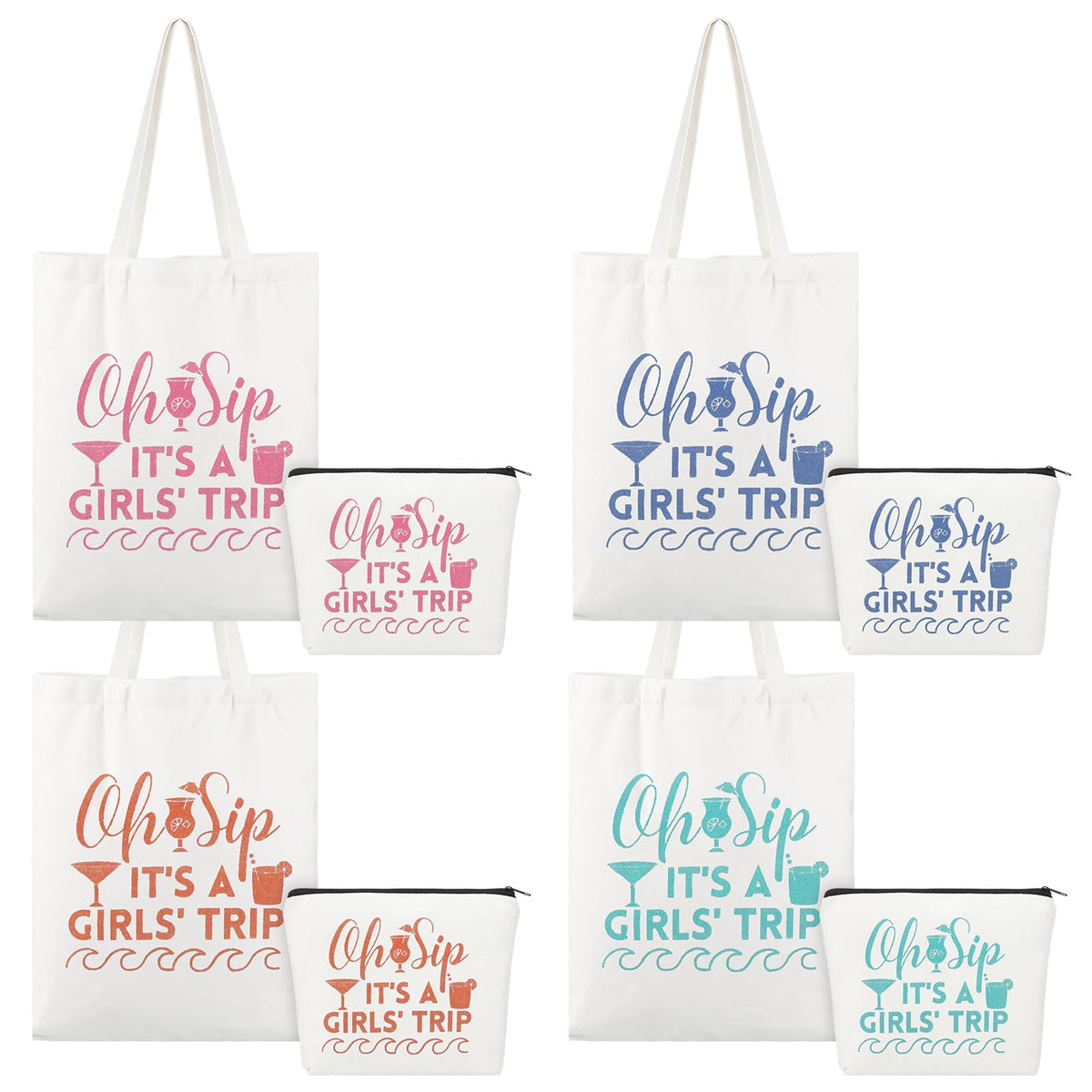 Clysee Girls Trip Bag Set tote collection for organized weekend getaways