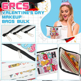 Clysee canvas pouch with pencils design ideal for stationery storage