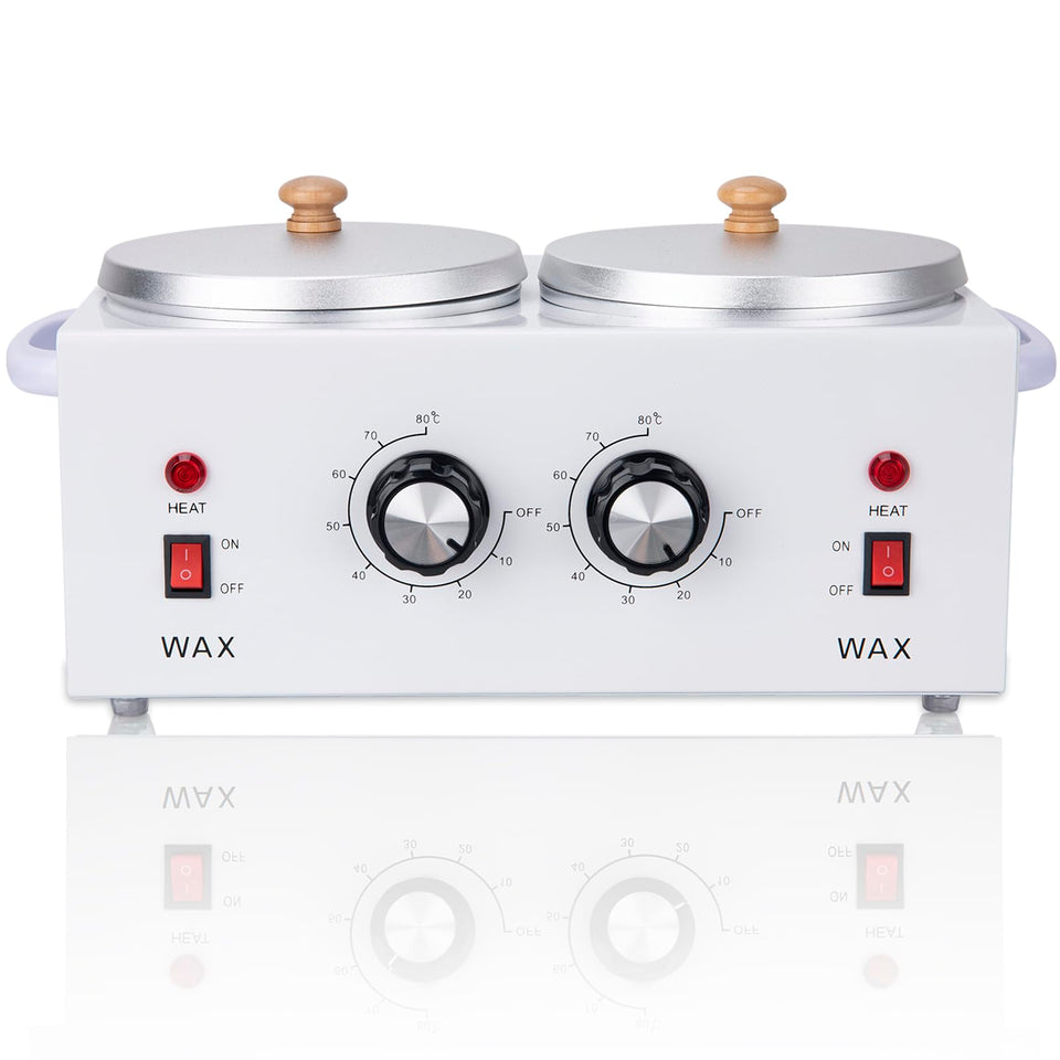 CMOOD Double Wax Warmer front panel with dual controls for precise heat