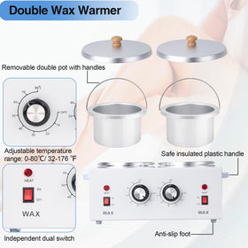 CMOOD dual pots with removable design for quick cleaning and refilling