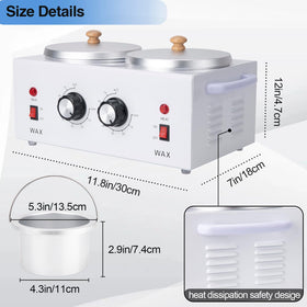 CMOOD professional wax warmer in use in a salon setting