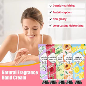 CMWGKBC natural ingredients hand cream with shea butter and jojoba.
