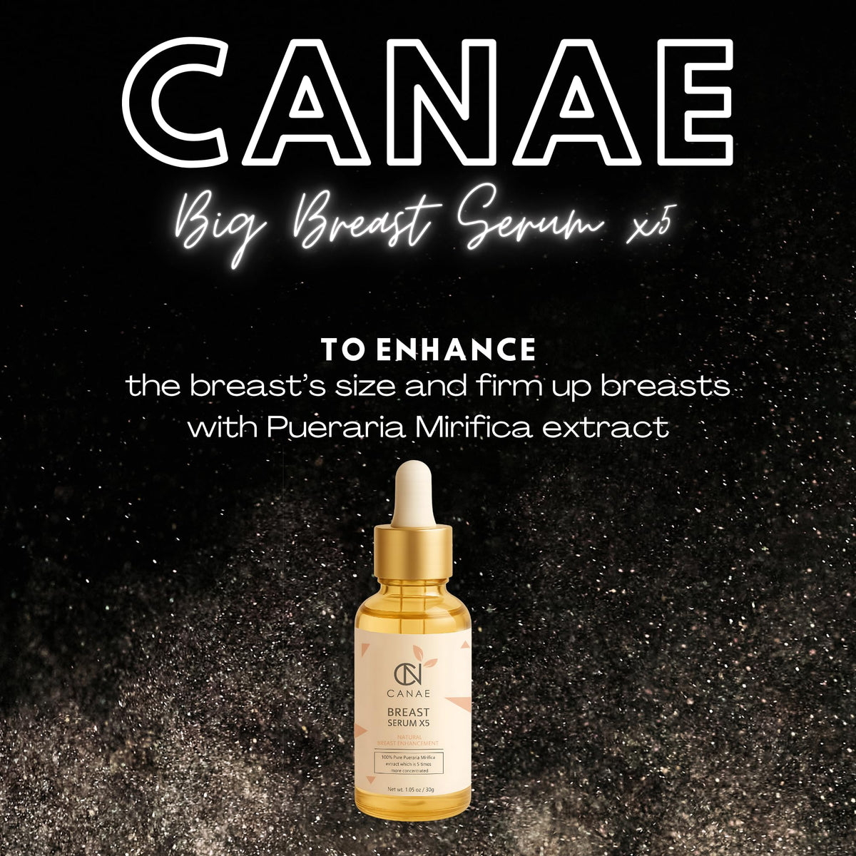 CN CANAE bottle front view highlighting premium packaging
