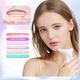 CNBHEABY massager with 7 color LEDs seen from the side for mood-enhancing care.