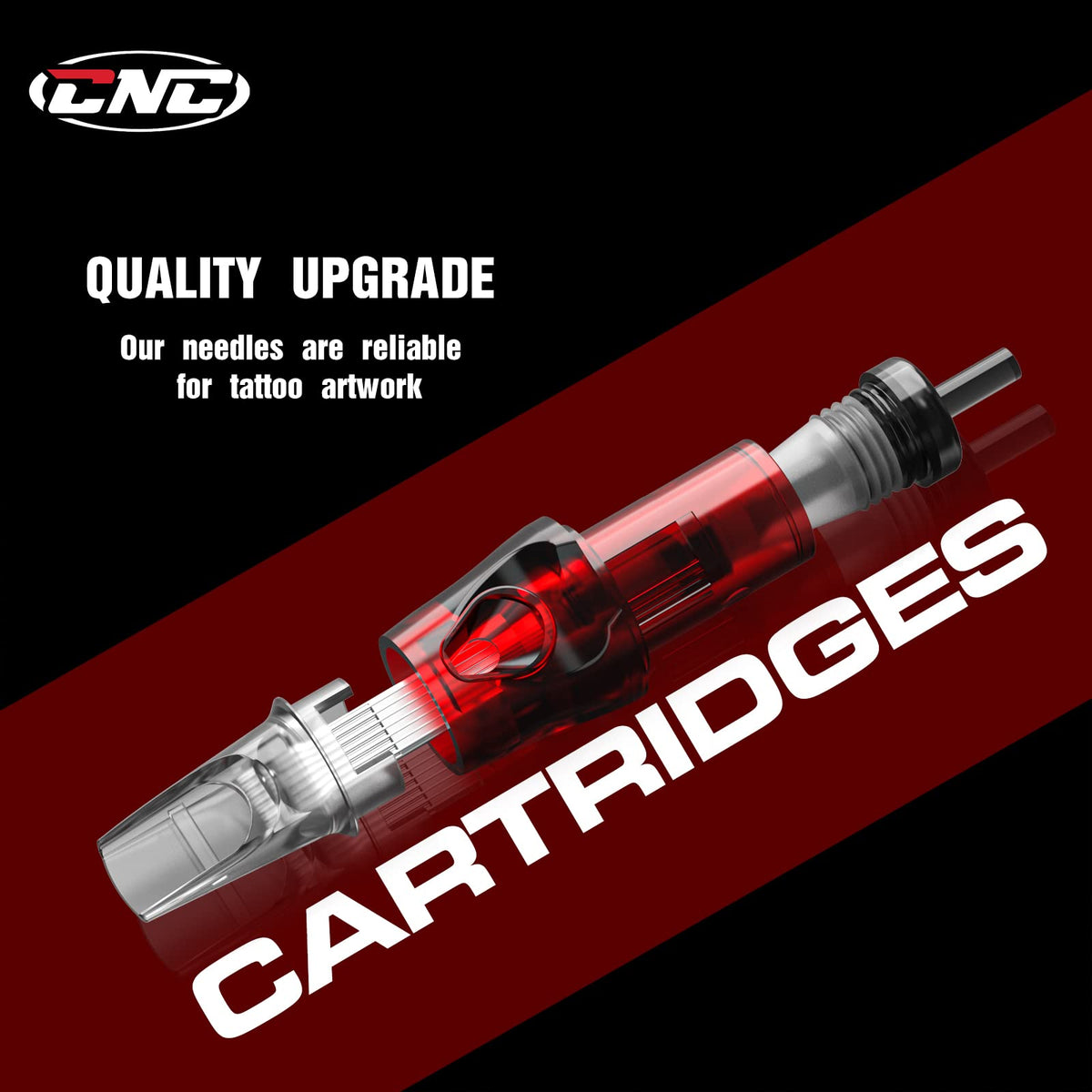 CNC cartridge needle demonstrates high ink absorption for steady flow