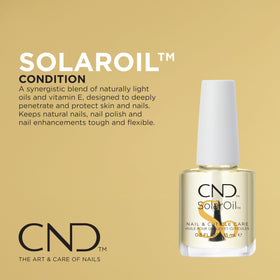 Applying Strengthener RXX on nails during a nightly home routine.