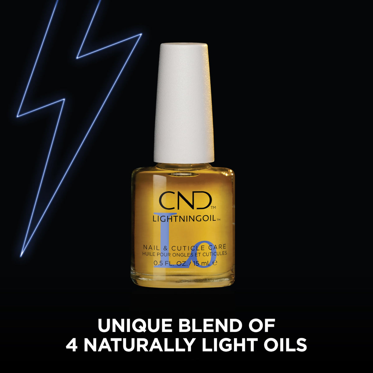 CND LightningOil applicator tip highlights instant moisture for nails