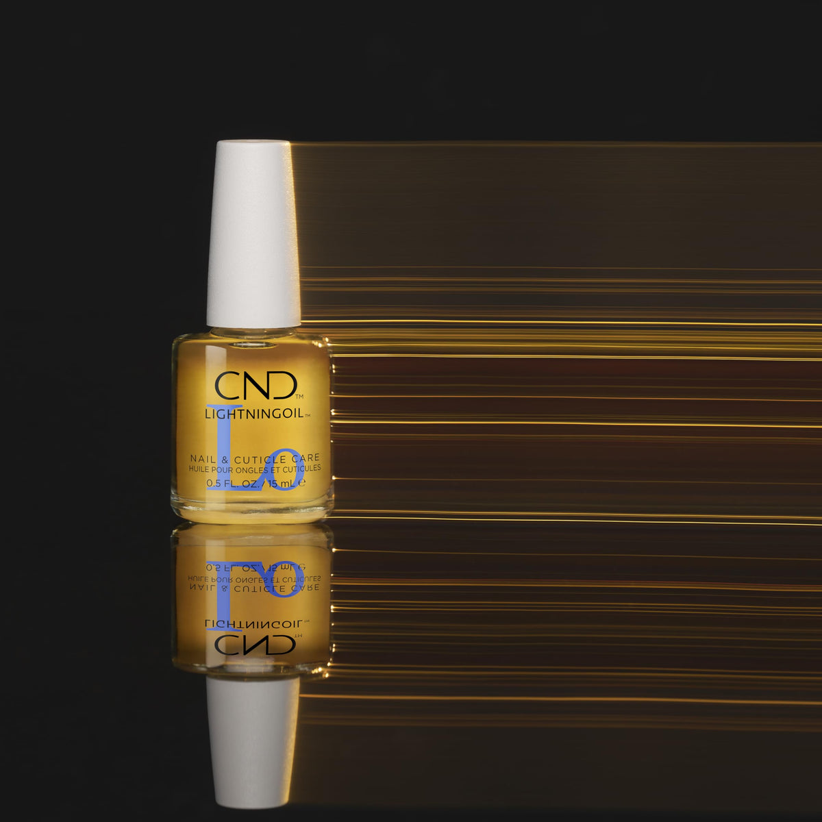 CND LightningOil nail care scene demonstrates simple daily application
