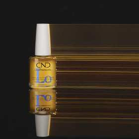 CND LightningOil nail care scene demonstrates simple daily application