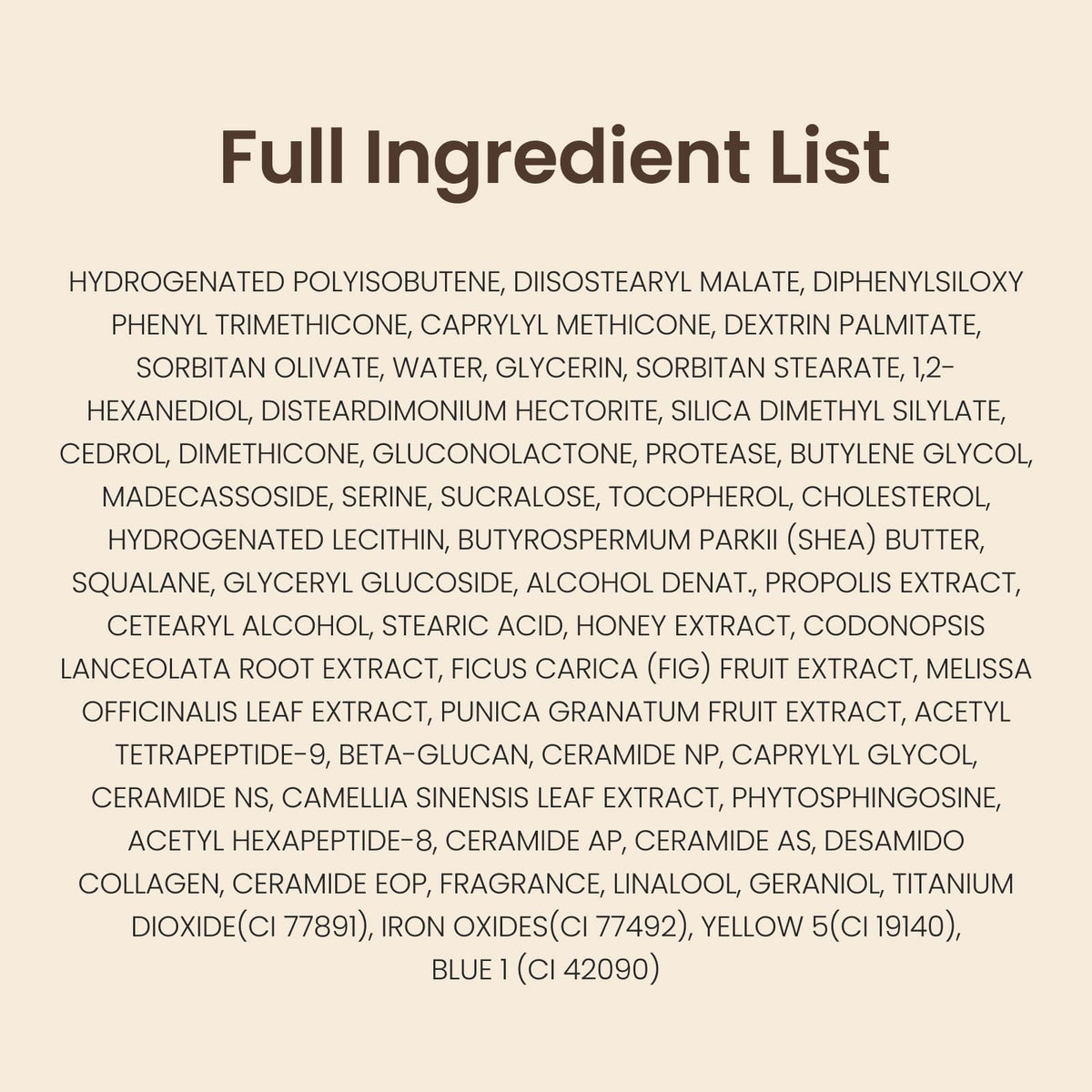 CNP Café Lip Butter hypoallergenic testing label suggests suitability for sensitive skin.