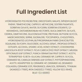 CNP Café Lip Butter hypoallergenic testing label suggests suitability for sensitive skin.