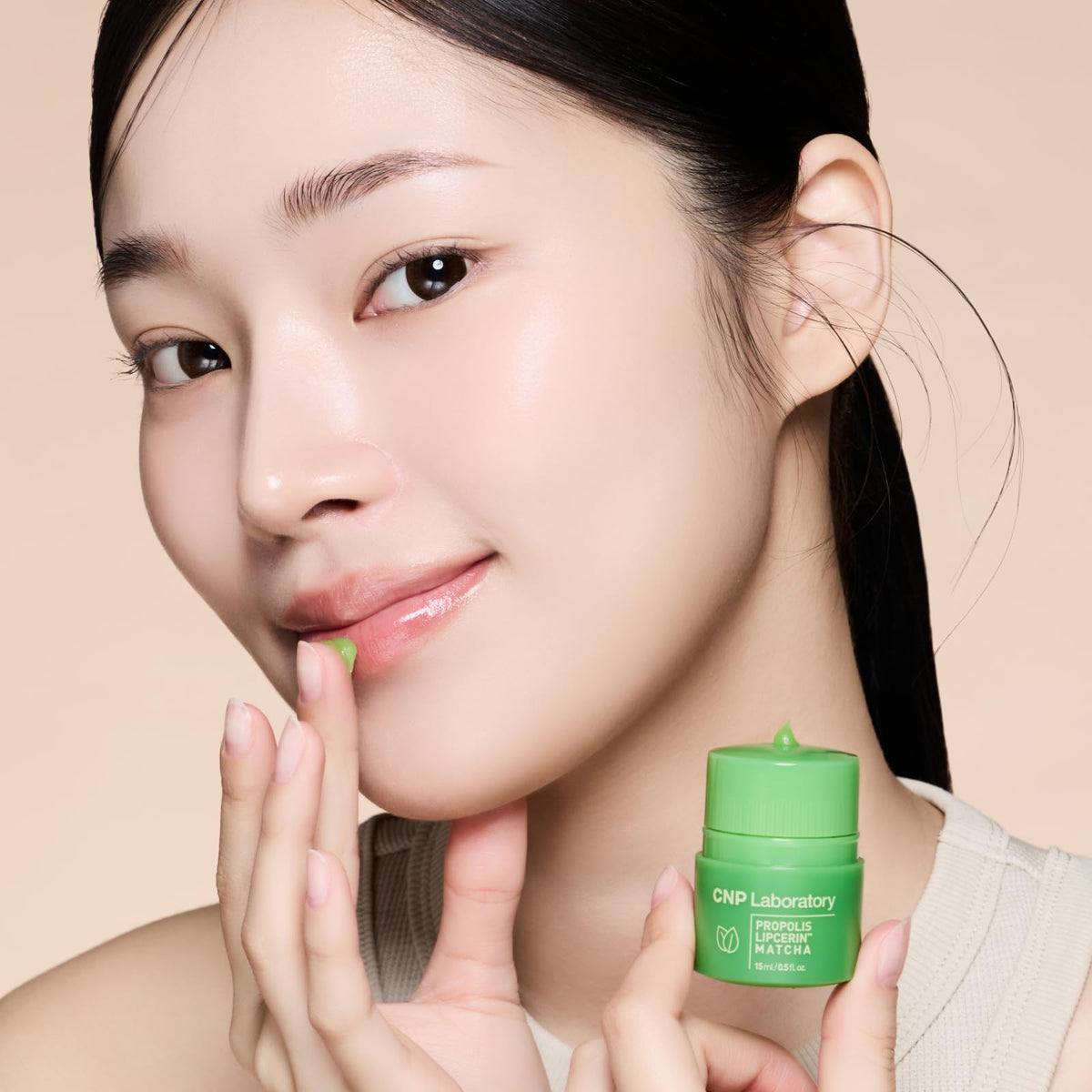 CNP Café Lip Butter Propolis and Manuka ingredients offer deep moisturization benefits.