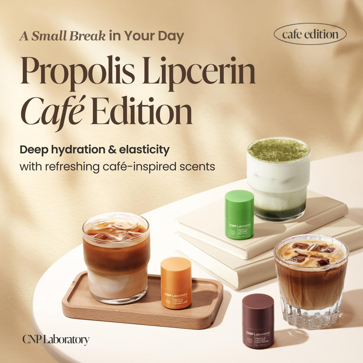 CNP Café Lip Butter night application promotes overnight moisture.