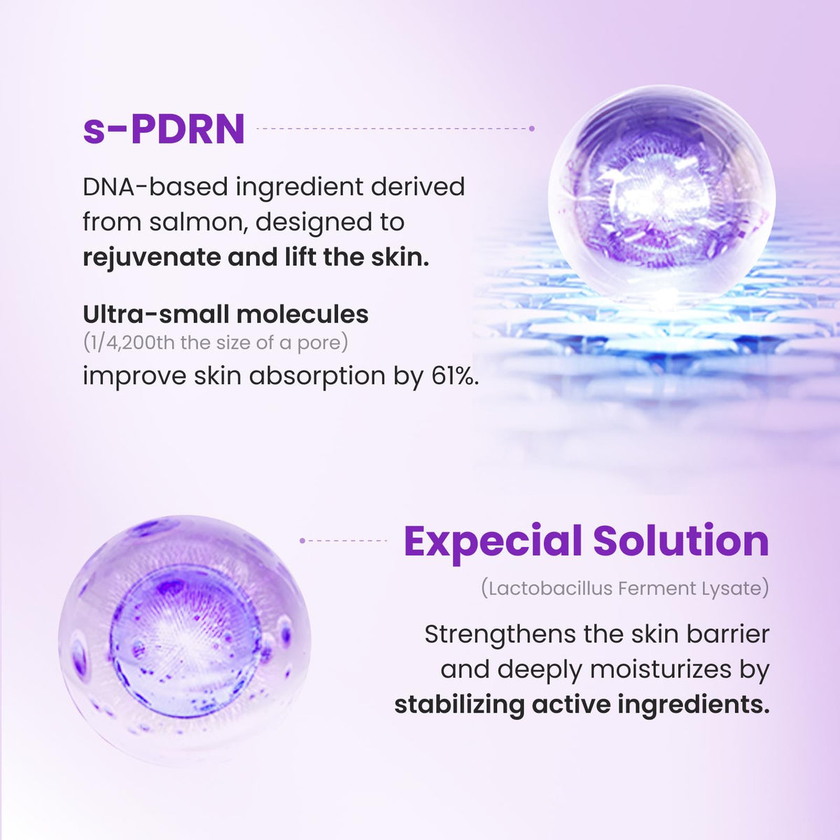 CNP PDRN Active Boost Serum application on skin demonstrates non-greasy absorption.