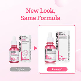 CNP PDRN Serum pink-toning application close-up on skin.