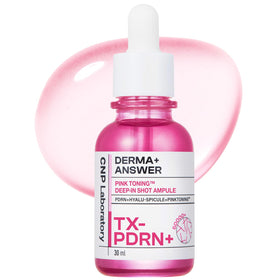 CNP PDRN Serum pink-toning bottle for radiance and even tone.