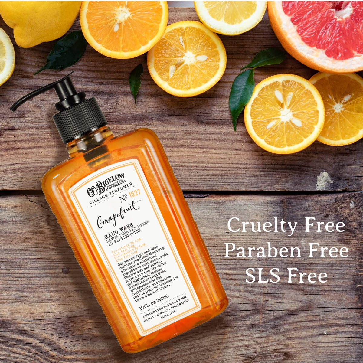 CO Bigelow Hand Wash on kitchen sink, ideal for everyday hand care.