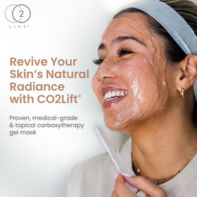 CO2Lift Pro mask application area with under-eye zone for refreshed appearance