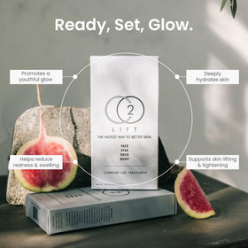CO2Lift Pro mask face application on full-face treatment for glow