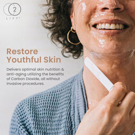 CO2Lift Pro spa-like glow on relaxed skin after use