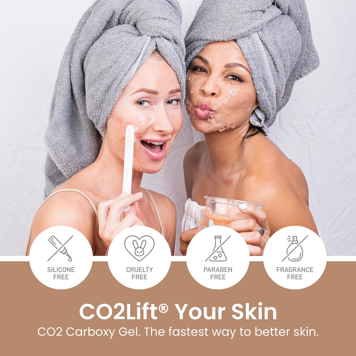 CO2Lift Pro product swatch highlighting gel texture and absorption