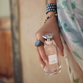 Coach Dreams bottle top-down view reveals balanced proportions and elegant presentation