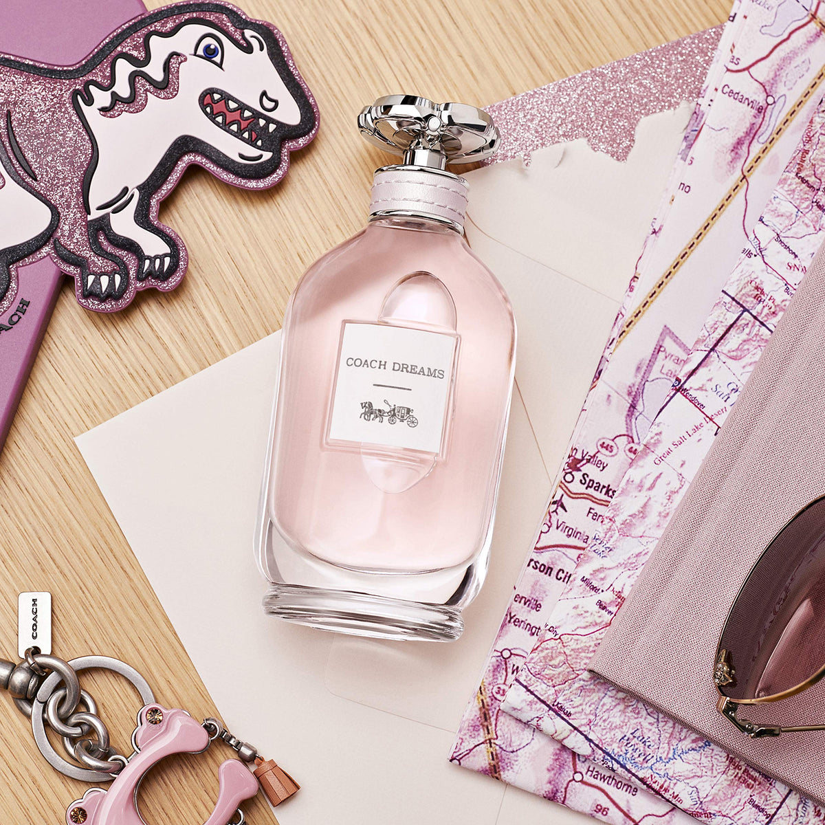 Coach Dreams box packaging is compact and gift-ready for special occasions