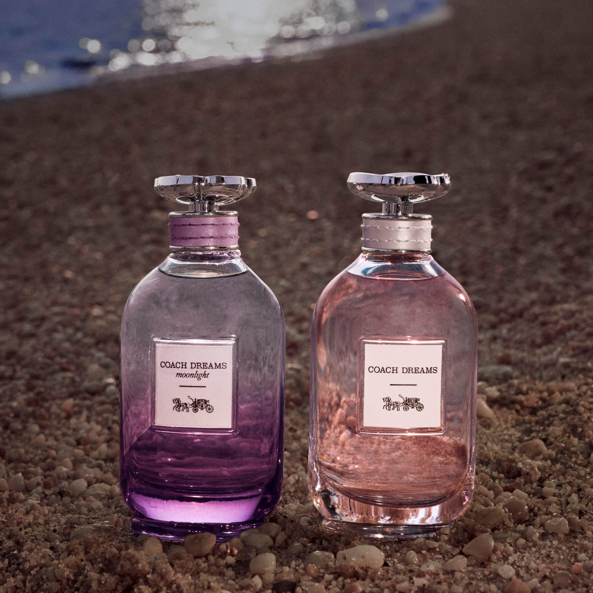 Coach Dreams Moonlight bottle on the wrist for a refined vibe