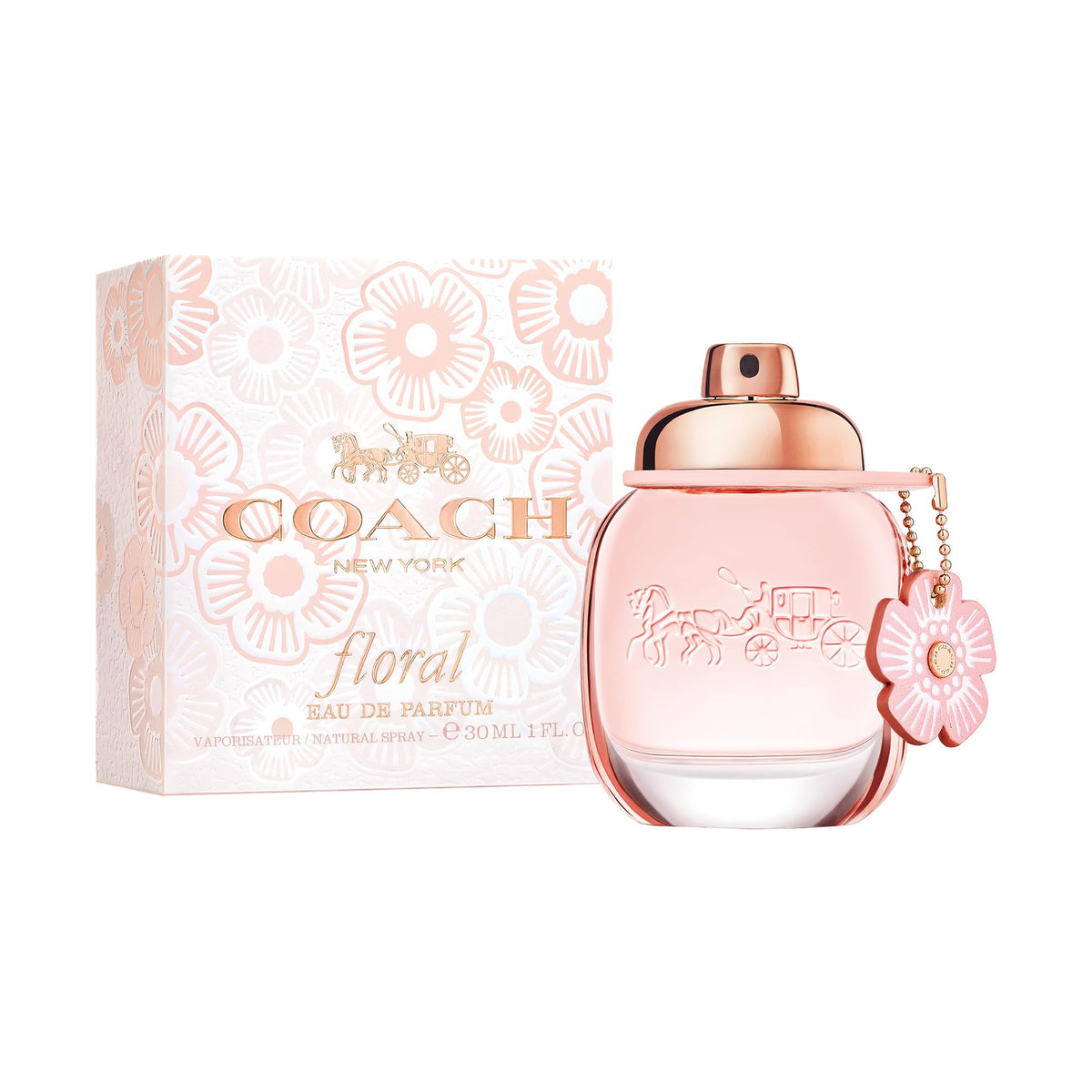Coach Floral lifestyle shot showing versatile wear with outfits.