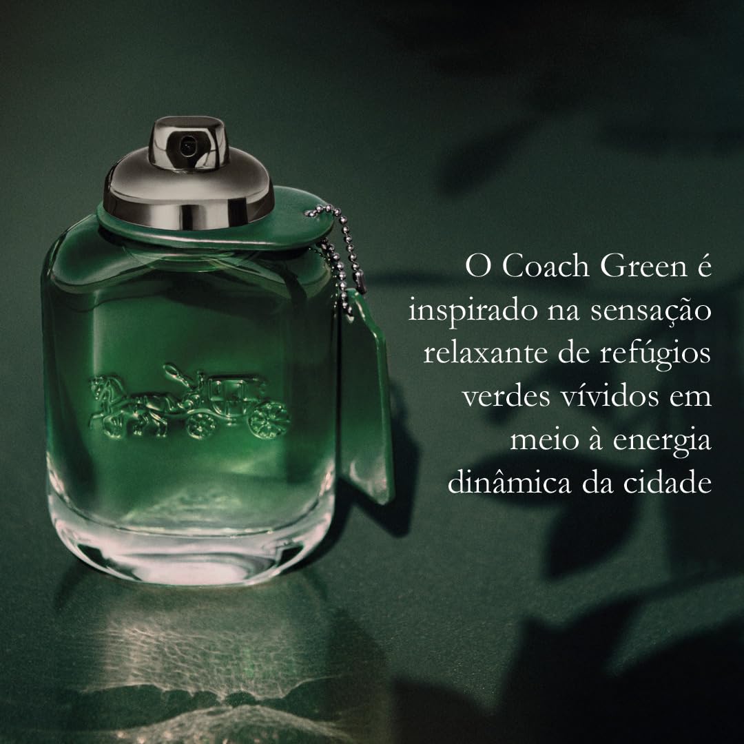 Coach Green Kiwi top-note highlighting bright opening for daytime wear