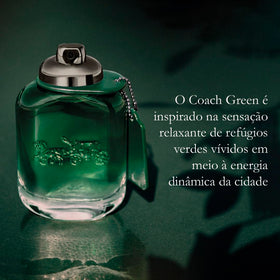 Coach Green Kiwi top-note highlighting bright opening for daytime wear