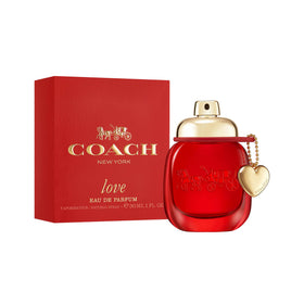 COACH Love emphasizes ambroxan and redcurrant accents.