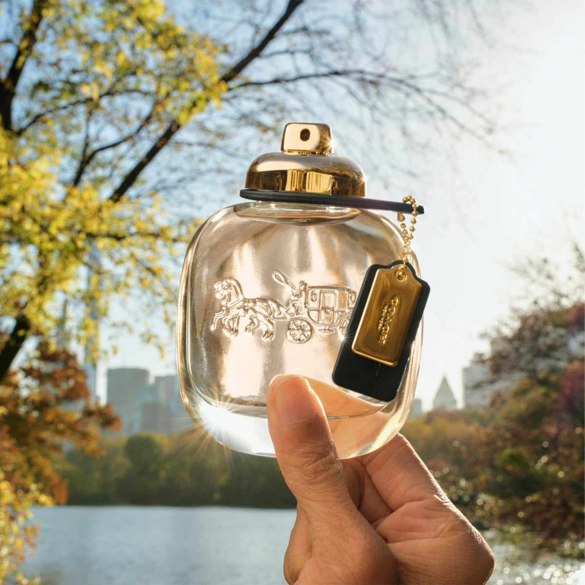 COACH NEW YORK EDP seal close-up authentic packaging