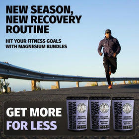 Coach Soak Magnesium Flake Infusion for post-workout foot or full-body soothing.