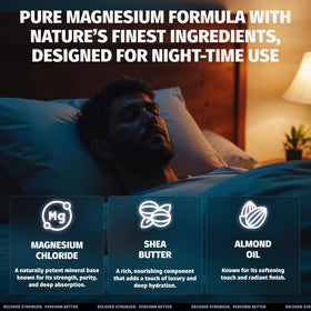 Application-ready mass on skin demonstrates post-workout recovery use with Coach Soak Nighttime Magnesium Body Butter.