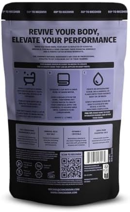 Coach Soak warm bath promotes relaxation after a long day
