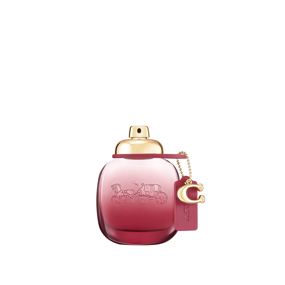 Coach Wild Rose bottle with an ombré gradient, ideal for daytime wear.