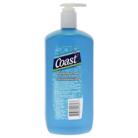 Coast 2-in-1 lathering on skin for deep cleansing and hydration