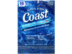 Coast deodorant soap bars deliver thick, rich lather for luxurious cleansing