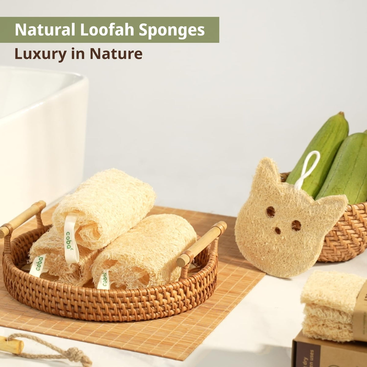 COBA STRAWS back scrubber and sponges elevate your shower routine.
