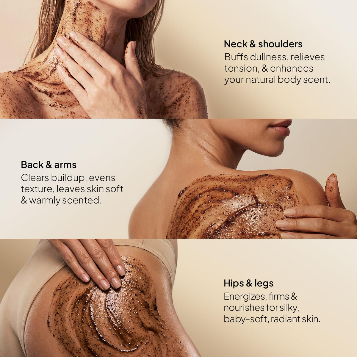 Targeted use on elbows and knees for softer, smoother skin