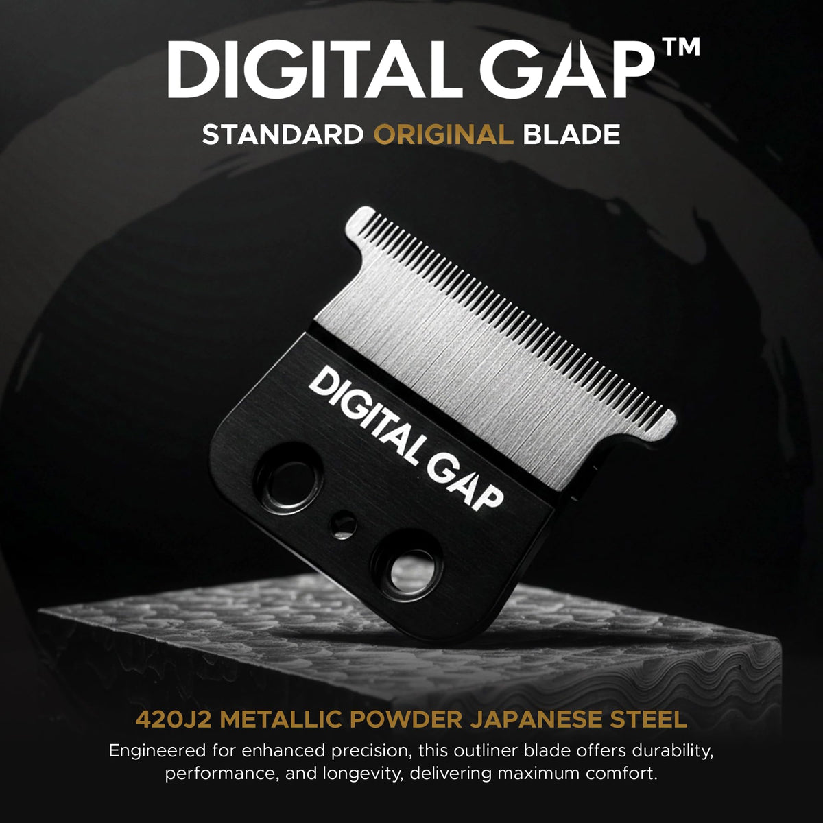 COCCO DGST blade side profile highlights durable, slim geometry for grooming.