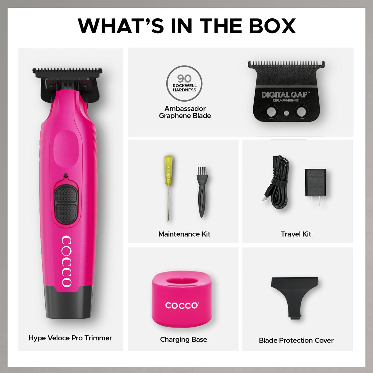 Cocco Hyper Veloce Pro Trimmer all-metal body for durability
